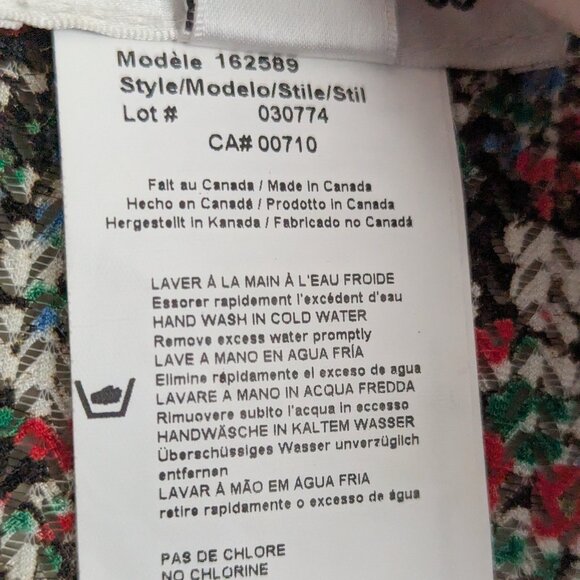 Joseph Ribkoff Colorful Abstract Kimono - Picture 5 of 5